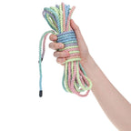 OUCH! Bondage Rope - 10 M - Multicolour 1 - Multicoloured Nylon Bondage Rope - 10 metre Length - Hush Store Sydney 