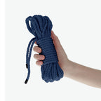 OUCH! Bondage Rope - 10 M - Navy Blue - Navy Blue Nylon Bondage Rope - 10 metre Length - Hush Store Sydney 