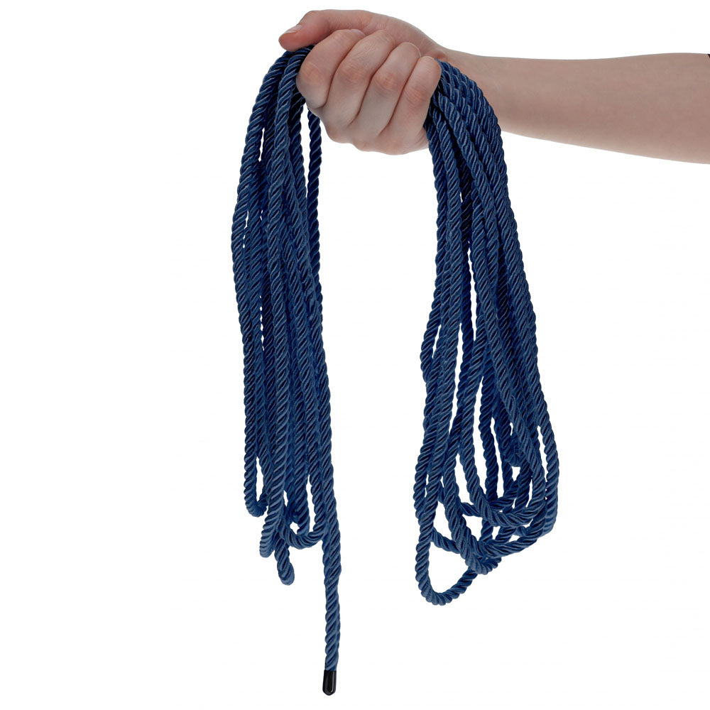 OUCH! Bondage Rope - 10 M - Navy Blue - Navy Blue Nylon Bondage Rope - 10 metre Length - Hush Store Sydney 