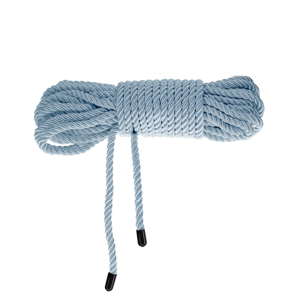 OUCH! Bondage Rope - 10 M - Powder Blue - Powder Blue Nylon Bondage Rope - 10 metre Length