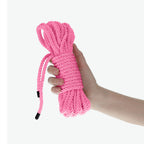 OUCH! Bondage Rope - 10 M - Pink - Pink Nylon Bondage Rope - 10 metre Length - Hush Store Sydney 