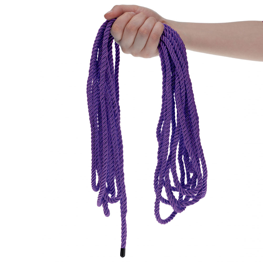 OUCH! Bondage Rope - 10 M - Purple - Purple Nylon Bondage Rope - 10 metre Length - Hush Store Sydney 