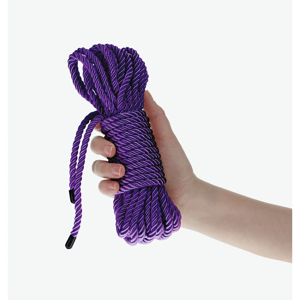 OUCH! Bondage Rope - 10 M - Purple - Purple Nylon Bondage Rope - 10 metre Length - Hush Store Sydney 