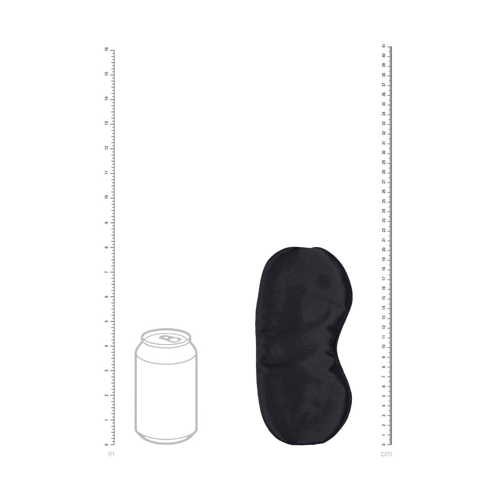 OUCH! Satin Mask - Black - Black Eye Mask - Hush Store Sydney 
