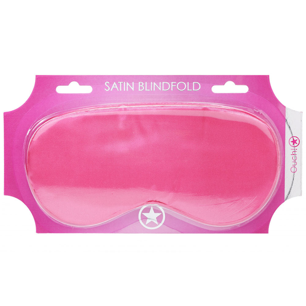 OUCH! Satin Mask - Pink - Pink Eye Mask - Hush Store Sydney 
