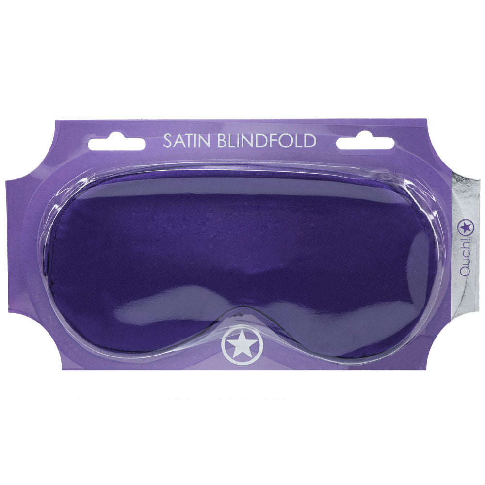 OUCH! Satin Mask - Purple - Purple Eye Mask - Hush Store Sydney 