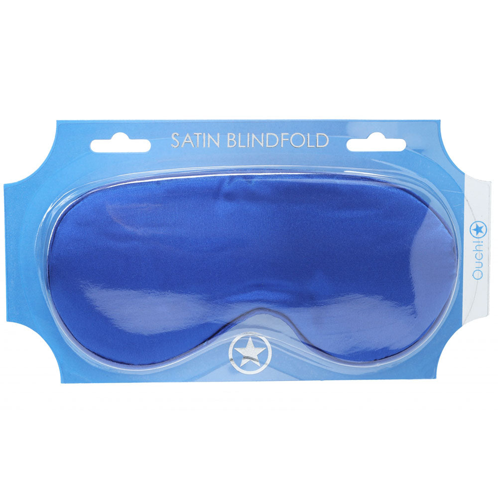 OUCH! Satin Mask - Royal Blue - Royal Blue Eye Mask - Hush Store Sydney 