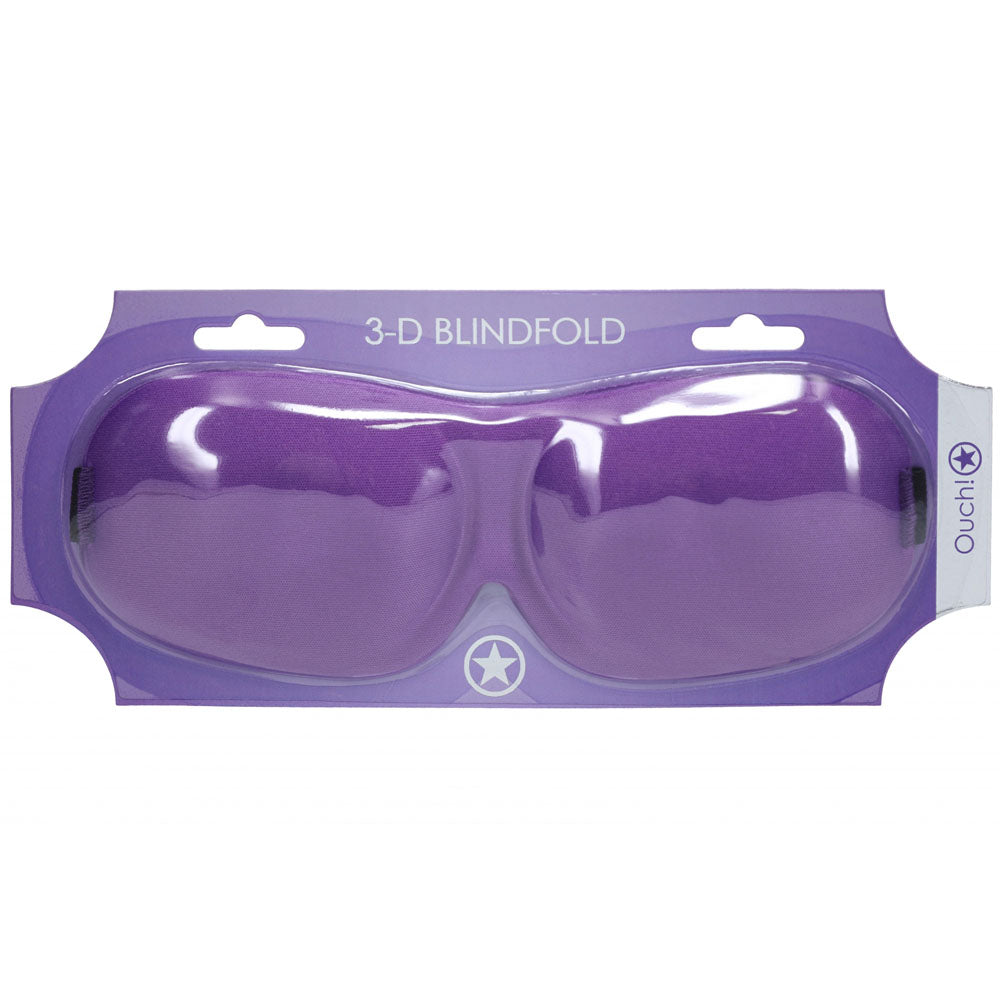 OUCH! 3D Mask - Purple - Purple Eye Mask - Hush Store Sydney 