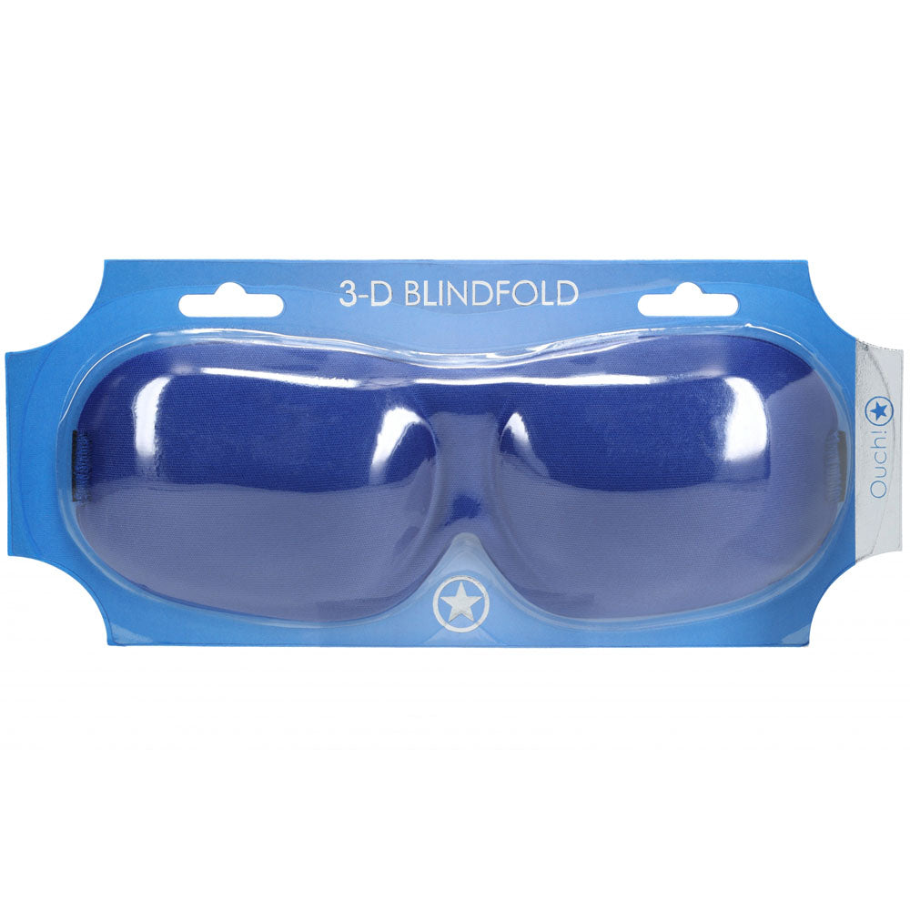 OUCH! 3D Mask - Royal Blue - Royal Blue Eye Mask - Hush Store Sydney 