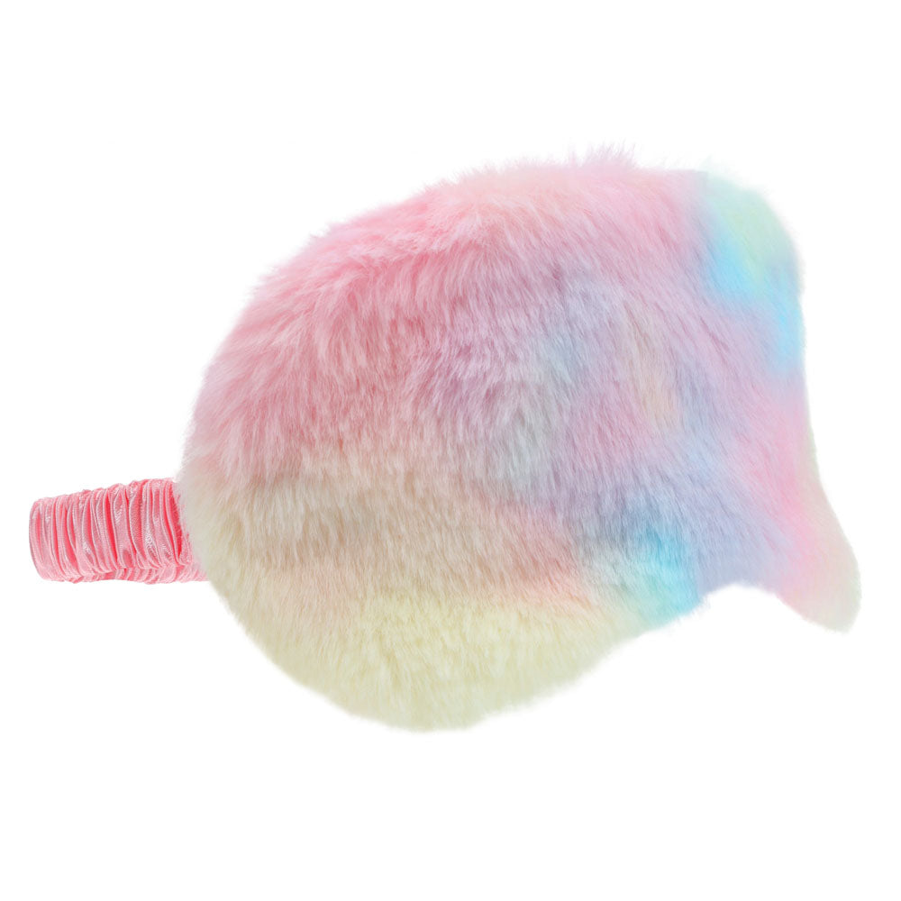OUCH! Fluffy Mask - Multicolour 1 - Coloured Fluffy Eye Mask - Hush Store Sydney 