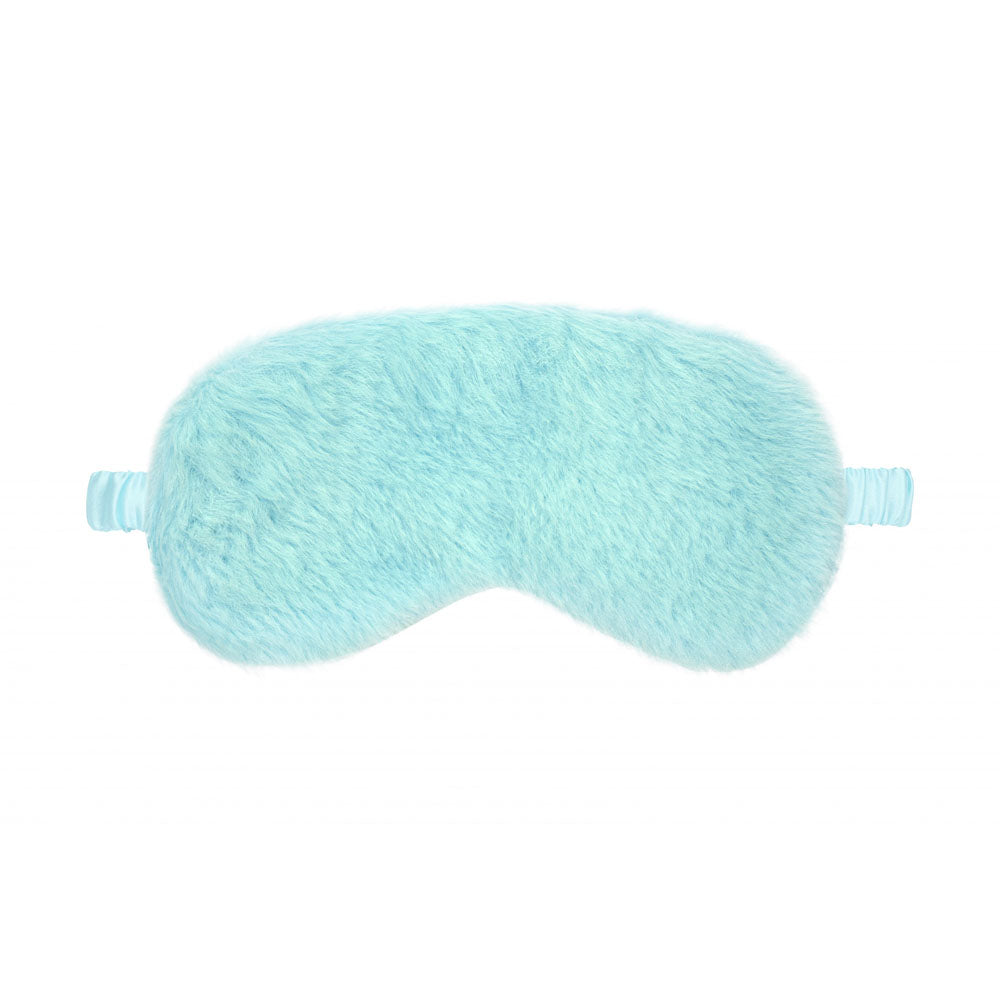 OUCH! Fluffy Mask - Powder Blue - Powder Blue Fluffy Eye Mask - Hush Store Sydney 