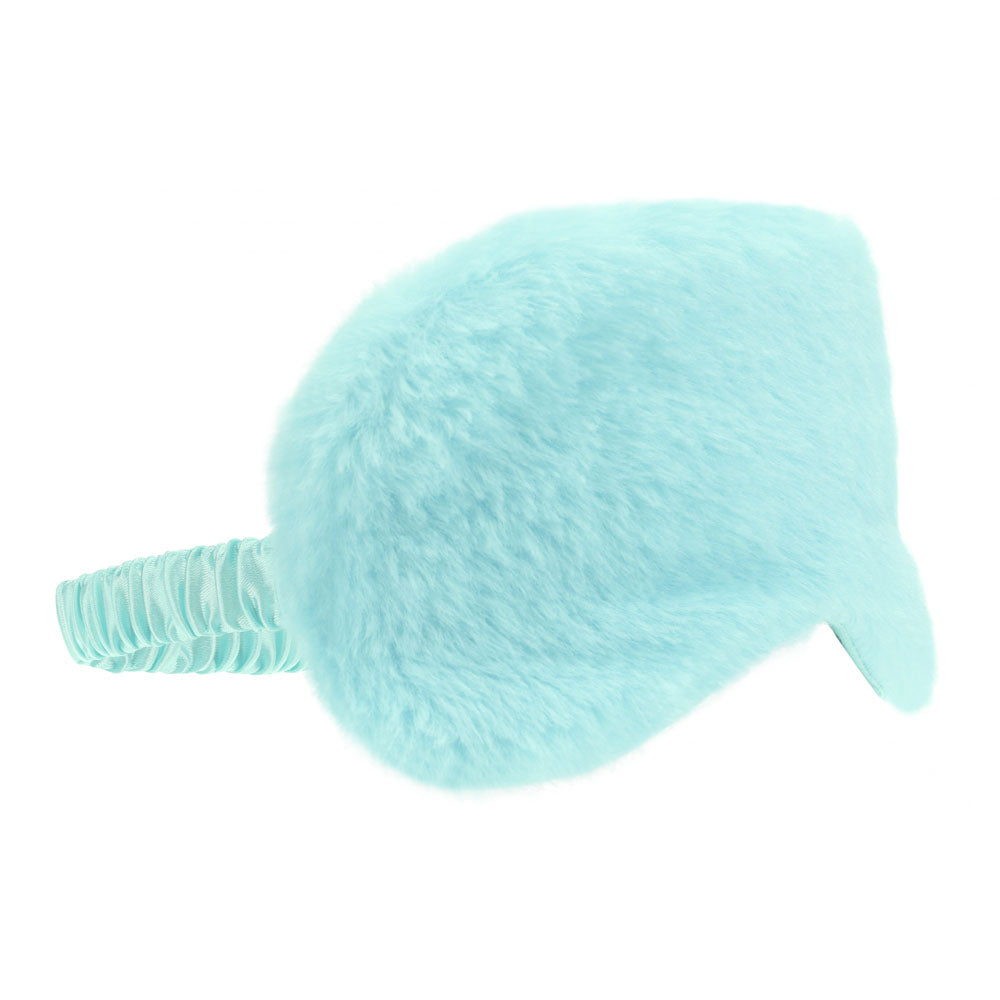 OUCH! Fluffy Mask - Powder Blue - Powder Blue Fluffy Eye Mask - Hush Store Sydney 