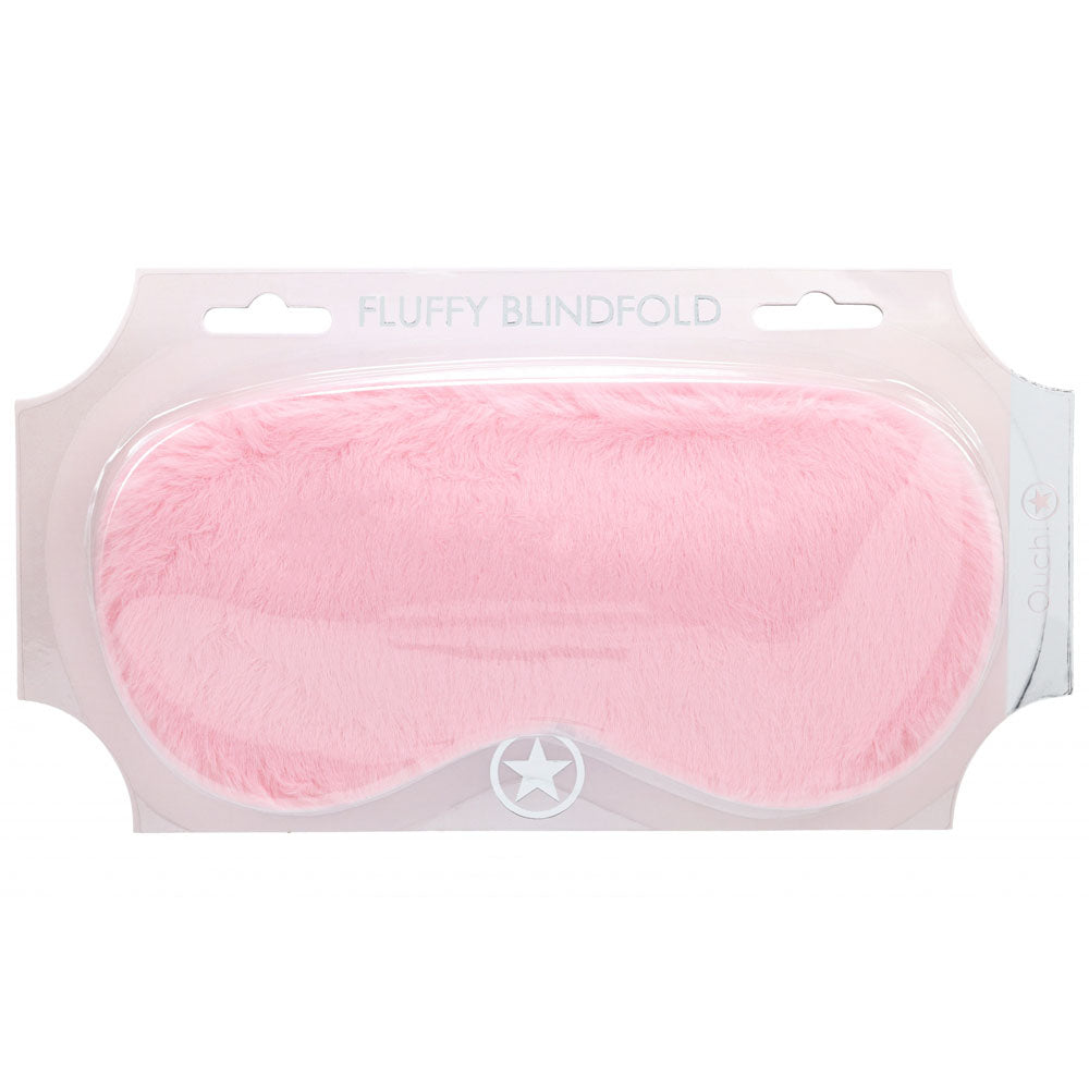 OUCH! Fluffy Mask - Powder Pink - Pink Fluffy Eye Mask - Hush Store Sydney 