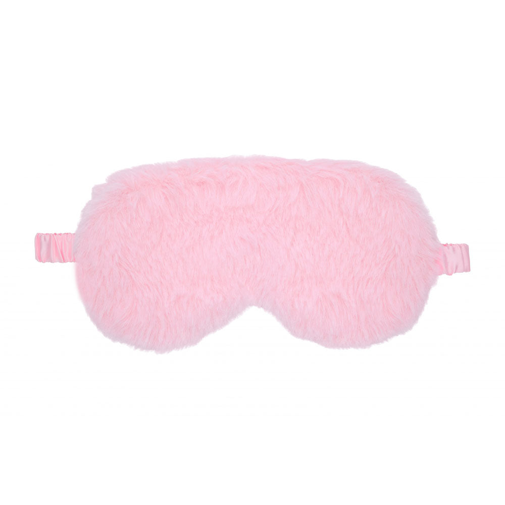 OUCH! Fluffy Mask - Powder Pink - Pink Fluffy Eye Mask - Hush Store Sydney 