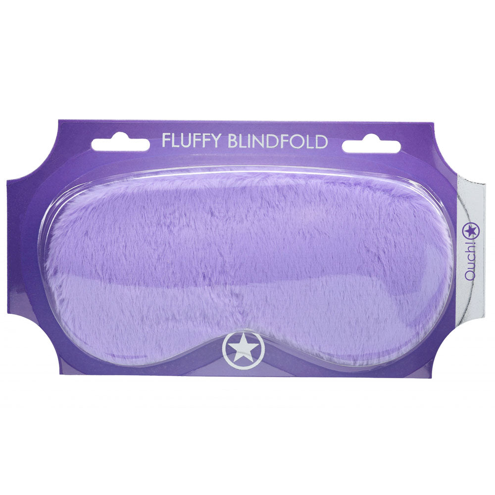 OUCH! Fluffy Mask - Purple - Purple Fluffy Eye Mask - Hush Store Sydney 