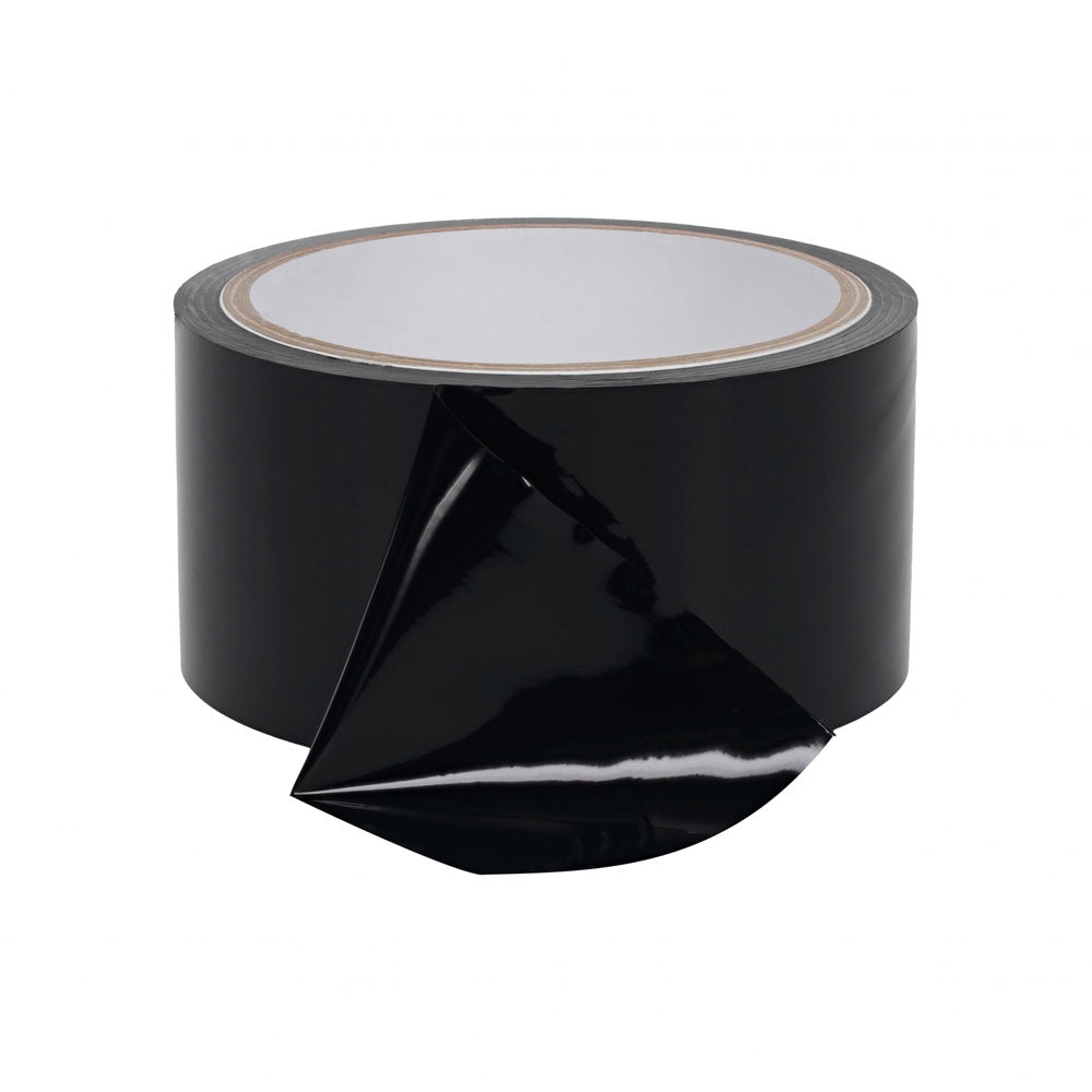 OUCH! PVC Non-Stick Tape - Black - Black Bondage Tape - 20 metre Length - Hush Store Sydney 