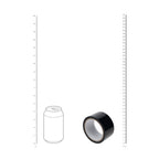 OUCH! PVC Non-Stick Tape - Black - Black Bondage Tape - 20 metre Length - Hush Store Sydney 