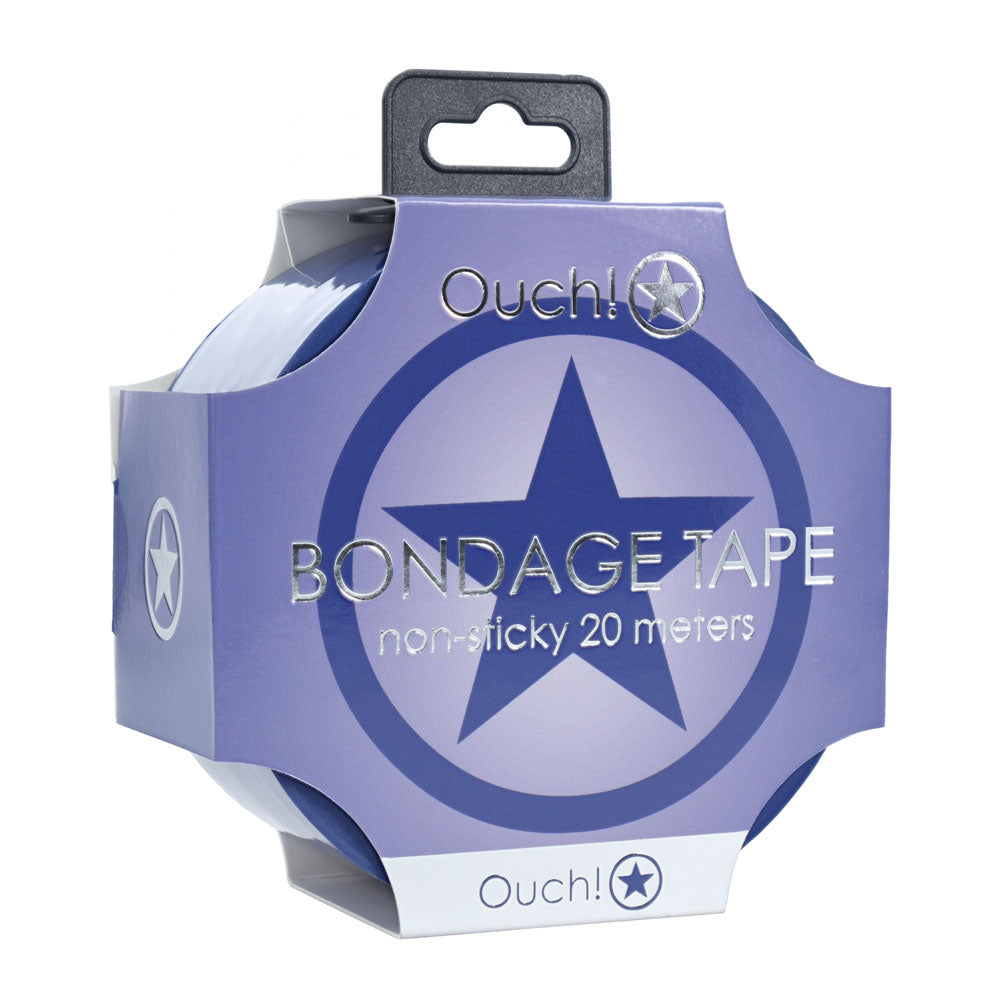 OUCH! PVC Non-Stick Tape - Navy - Navy Blue Bondage Tape - 20 metre Length - Hush Store Sydney 