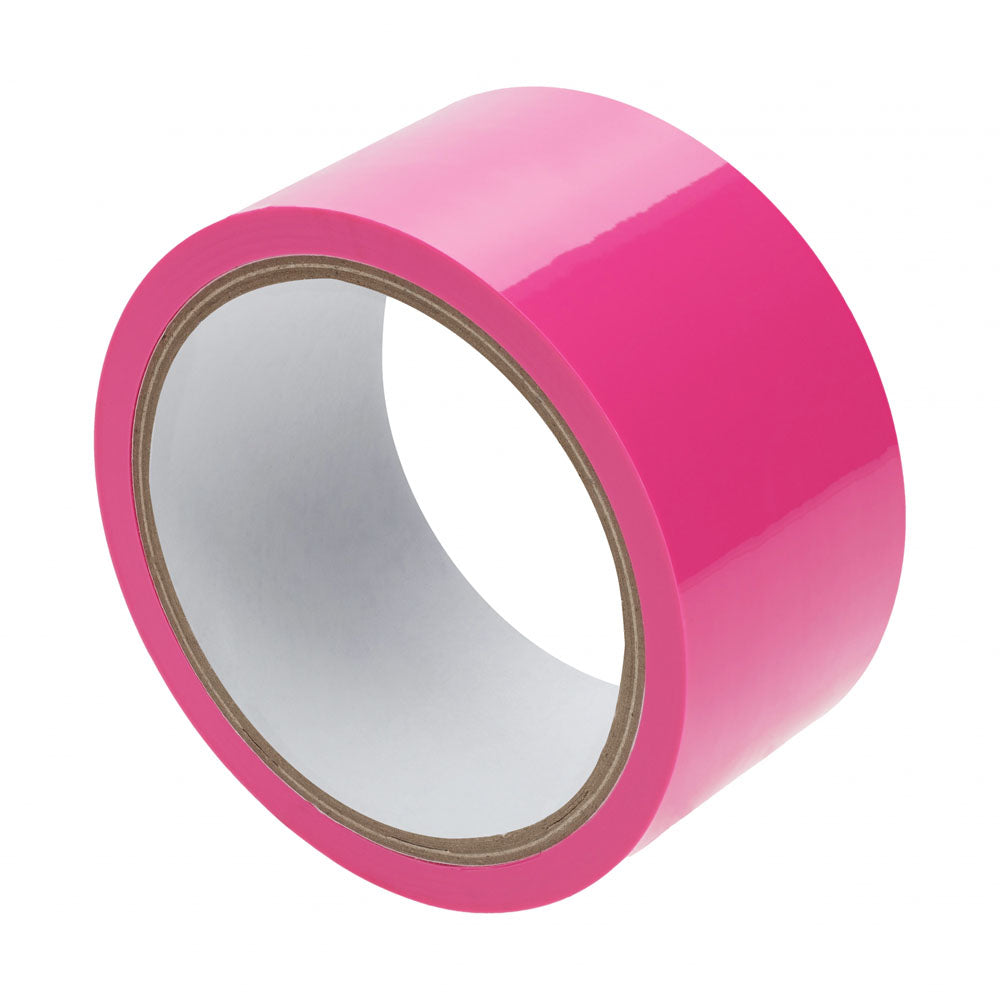 OUCH! PVC Non-Stick Tape - Pink - Pink Bondage Tape - 20 metre Length - Hush Store Sydney 