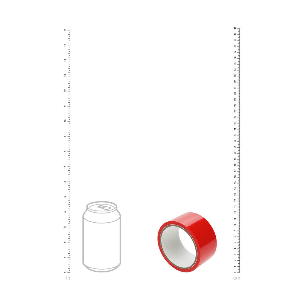 OUCH! PVC Non-Stick Tape - Red - Red Bondage Tape - 20 metre Length - Hush Store Sydney 