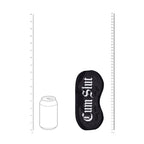 OUCH! Satin Mask - Cum Slut - Black Printed Eye Mask - Hush Store Sydney 