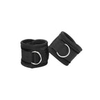 OUCH! Velvet & Velcro Adjustable Handcuffs - Black Restraints - Hush Store Sydney 