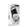 OUCH! Black & White Satin Eye-Mask - Black Eye Restraint - Hush Store Sydney 