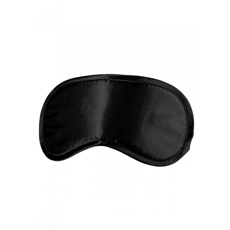 OUCH! Black & White Satin Eye-Mask - Black Eye Restraint - Hush Store Sydney 