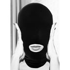 OUCH! Black & White Submission Mask - Black Hood Mask - Hush Store Sydney 