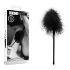 OUCH! Black & White Feather Tickler - Black Feather Crop - Hush Store Sydney 