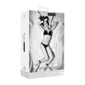 OUCH! Black & White Bed Bindings Restraint System - Black Restraints - Hush Store Sydney 