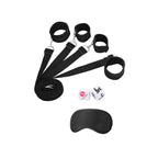 OUCH! Black & White Bed Bindings Restraint System - Black Restraints - Hush Store Sydney 