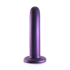 OUCH! Smooth Silicone G-Spot Dildo - 6'' / 14.5 cm - Metallic Purple 14.5 cm Dildo - Hush Store Sydney 