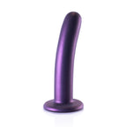 OUCH! Smooth Silicone G-Spot Dildo - 6'' / 14.5 cm - Metallic Purple 14.5 cm Dildo - Hush Store Sydney 