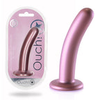 OUCH! Smooth Silicone G-Spot Dildo - 6'' / 14.5 cm - Rose Gold 14.5 cm Dildo - Hush Store Sydney 
