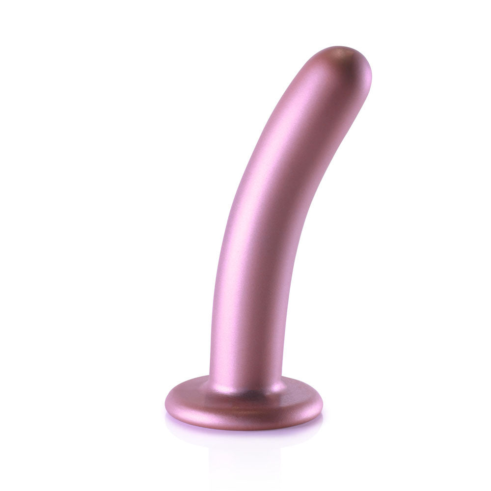 OUCH! Smooth Silicone G-Spot Dildo - 6'' / 14.5 cm - Rose Gold 14.5 cm Dildo - Hush Store Sydney 