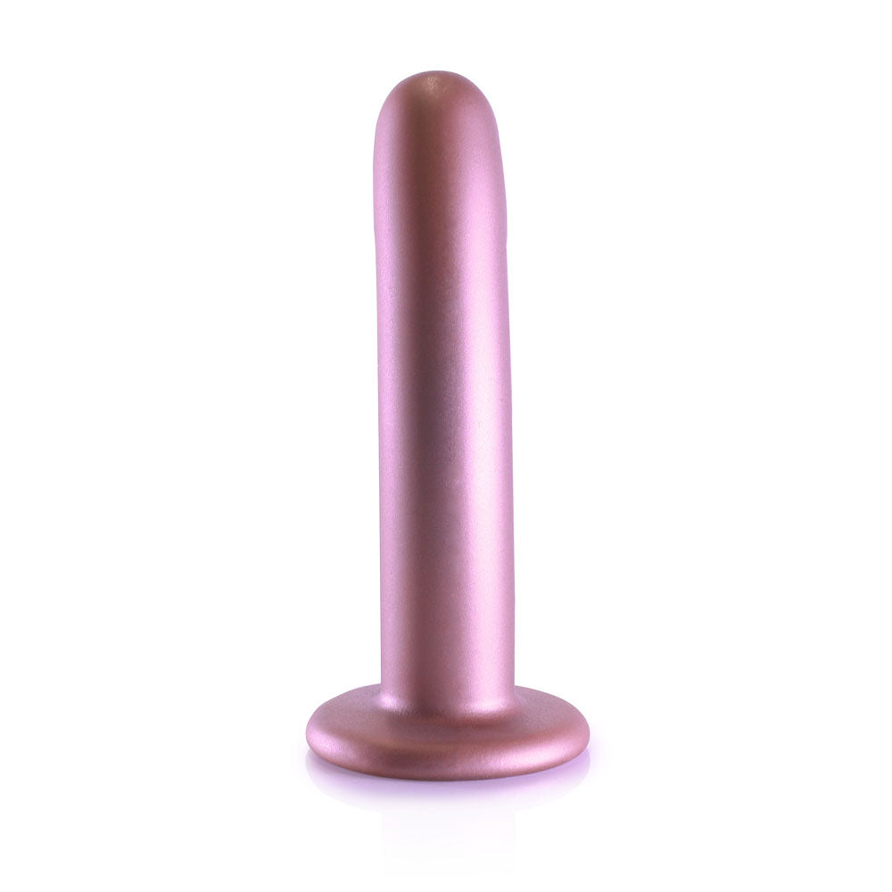 OUCH! Smooth Silicone G-Spot Dildo - 6'' / 14.5 cm - Rose Gold 14.5 cm Dildo - Hush Store Sydney 