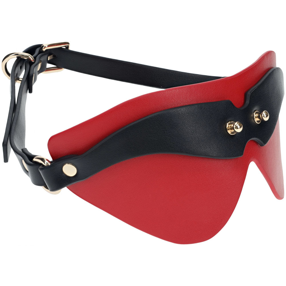 OUCH! Milan Collection - Blindfold - Black/Red Eyemask - Hush Store Sydney 