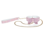 OUCH! Paris Collection - Collar with Leash - Pink Restraint - Hush Store Sydney 