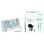 OUCH! Paris Collection - Kit with Bag - Baby Blue Bondage Set with Bag - 8 Piece Kit - Hush Store Sydney 
