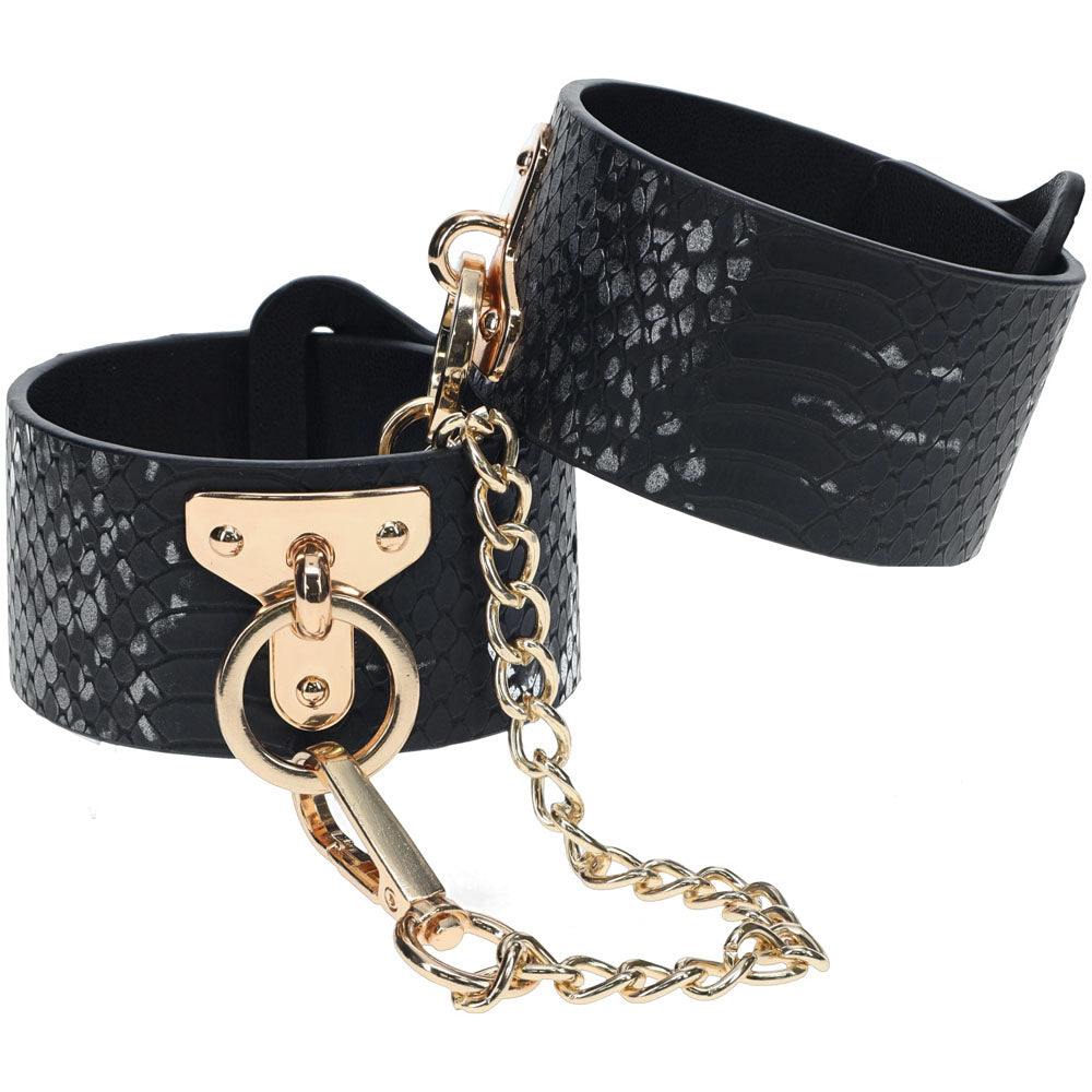 OUCH! Florence Collection - Handcuffs - Black Restraints - Hush Store Sydney 