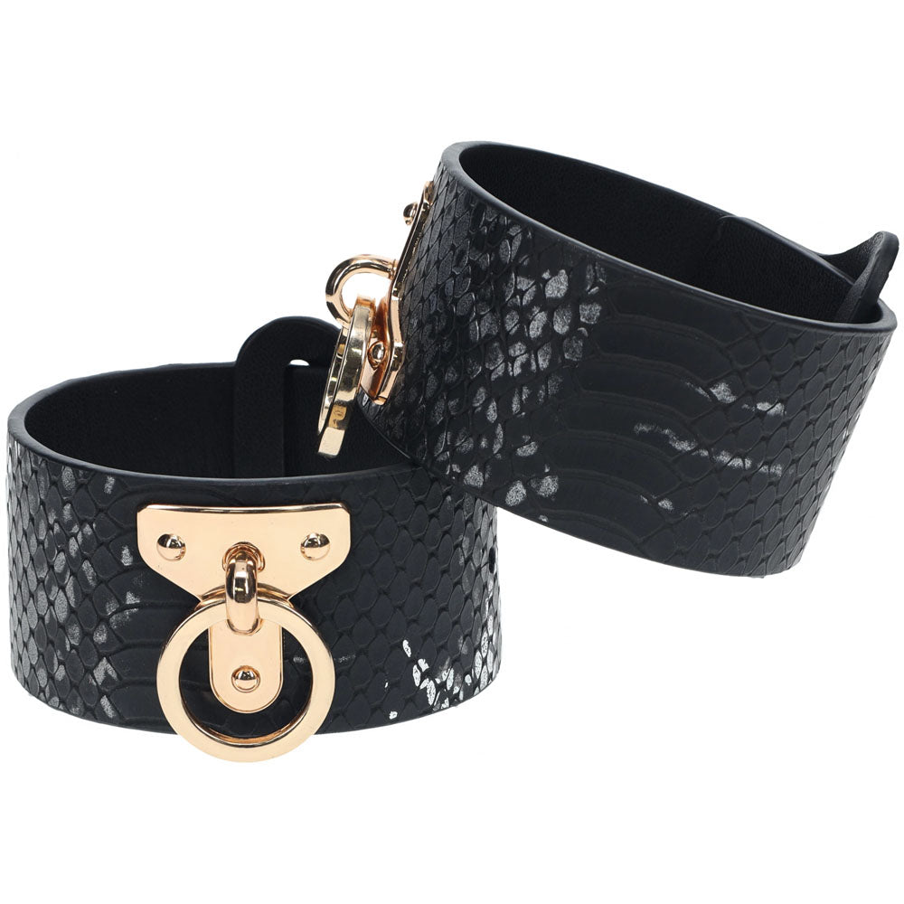 OUCH! Florence Collection - Handcuffs - Black Restraints - Hush Store Sydney 