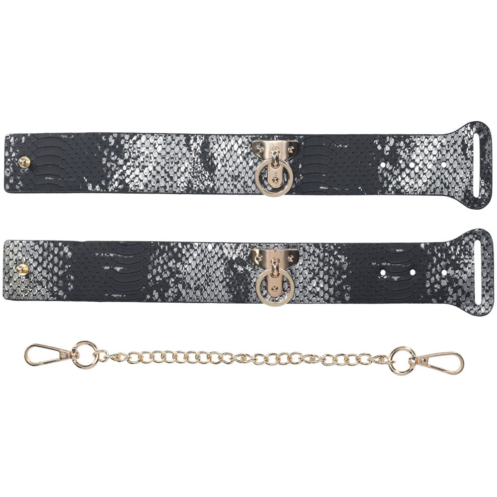 OUCH! Florence Collection - Handcuffs - Black Restraints - Hush Store Sydney 