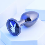 Playboy Pleasure TUX - Small - Metal 7.4 cm Small Butt Plug - Hush Store Sydney 