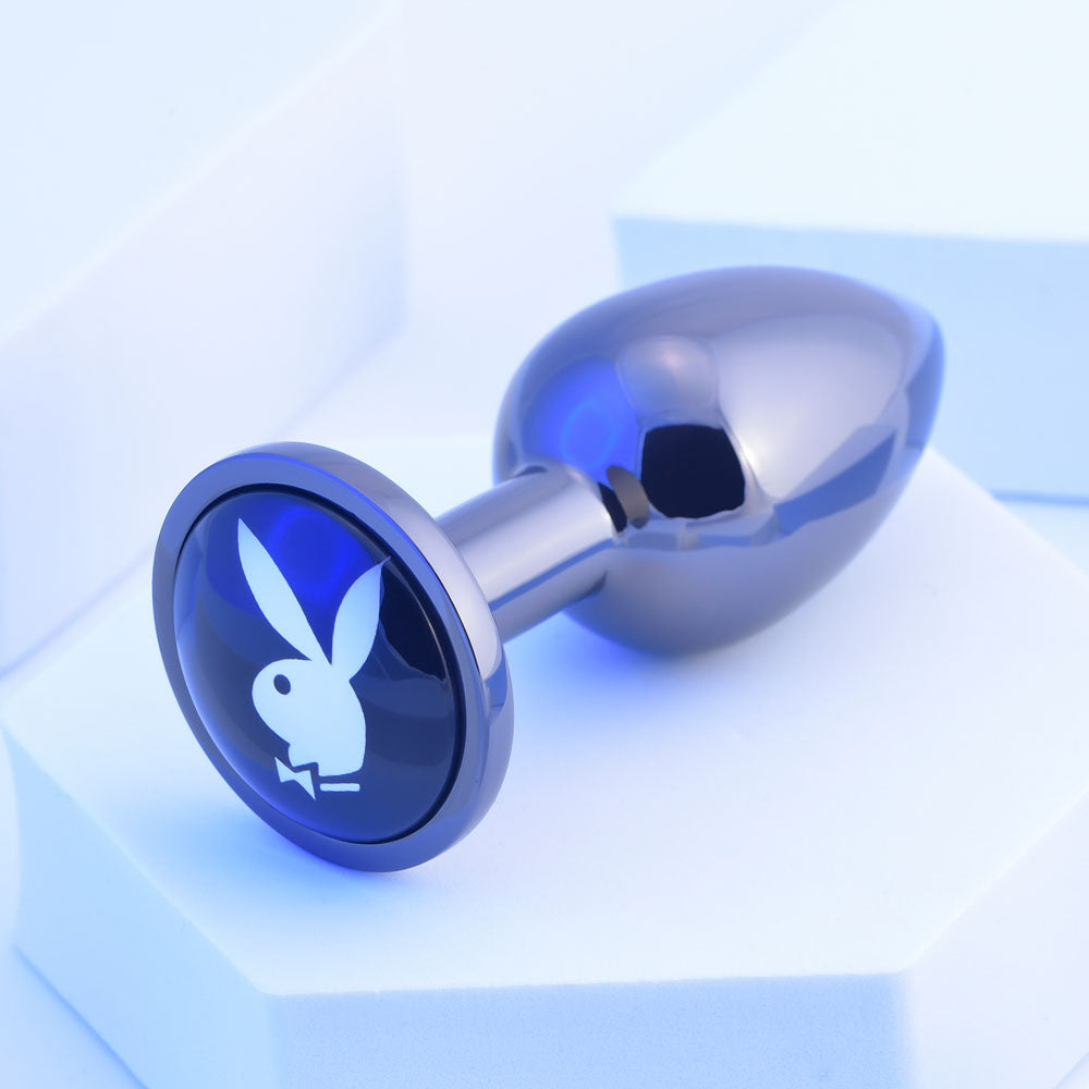 Playboy Pleasure TUX - Small - Metal 7.4 cm Small Butt Plug - Hush Store Sydney 