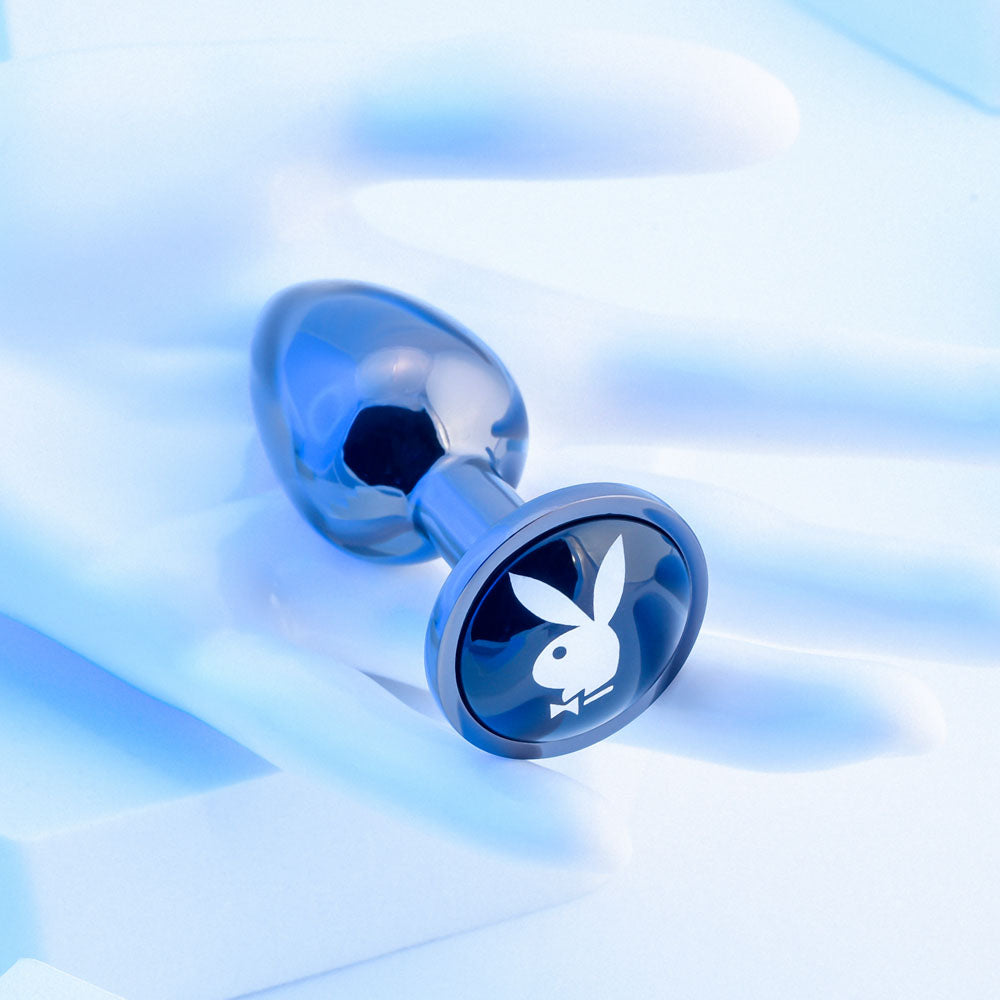 Playboy Pleasure TUX - Small - Metal 7.4 cm Small Butt Plug - Hush Store Sydney 