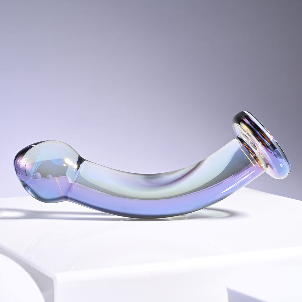 Playboy Pleasure JEWELS KING - Clear Glass 16.3 cm Dildo - Hush Store Sydney 