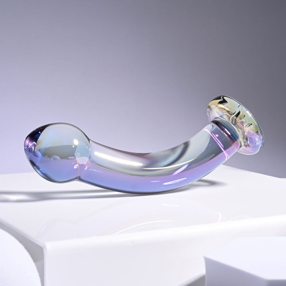 Playboy Pleasure JEWELS KING - Clear Glass 16.3 cm Dildo - Hush Store Sydney 