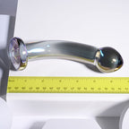 Playboy Pleasure JEWELS KING - Clear Glass 16.3 cm Dildo - Hush Store Sydney 