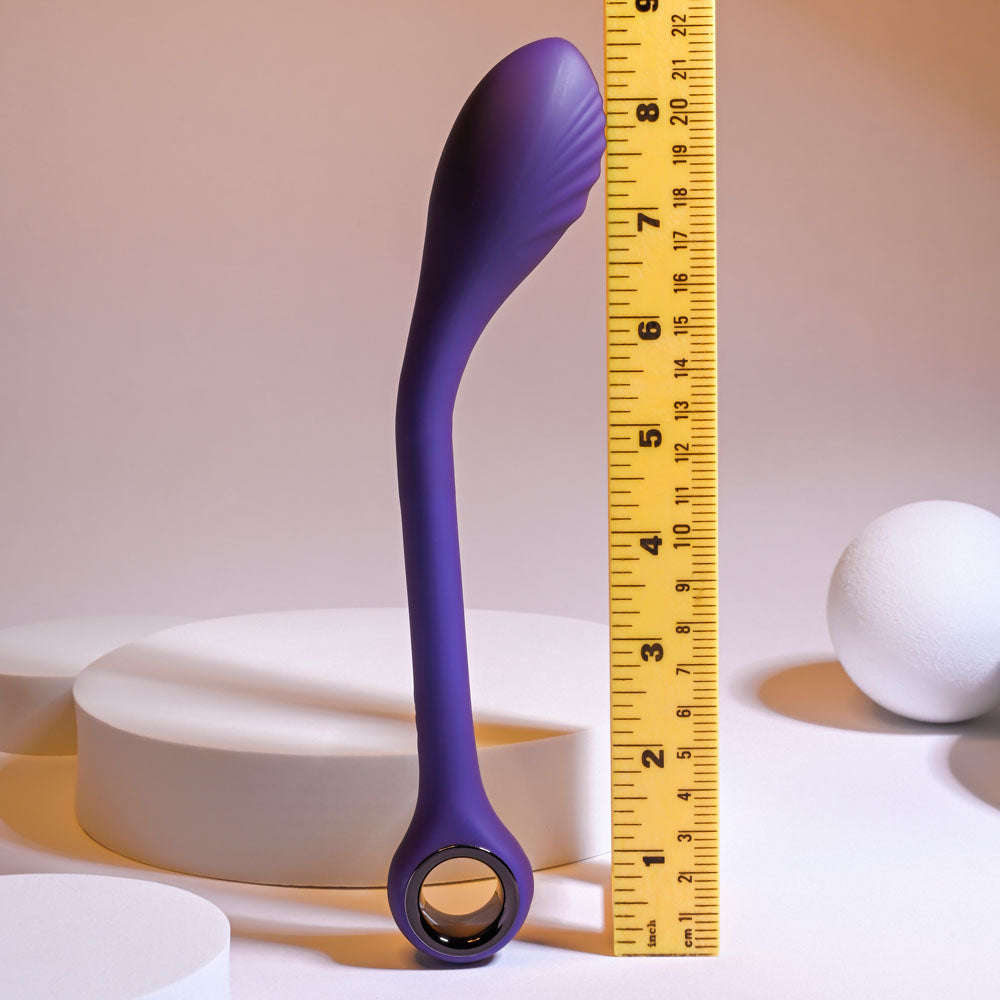 Playboy Pleasure SPOT ON - Purple 22.6 cm USB Rechargeable Poseable G-Spot Vibrator - Hush Store Sydney 